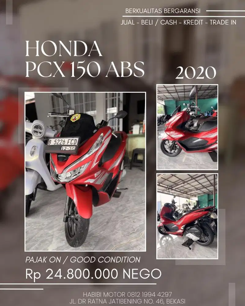 PCX ABS 2020 good condition dp 800k