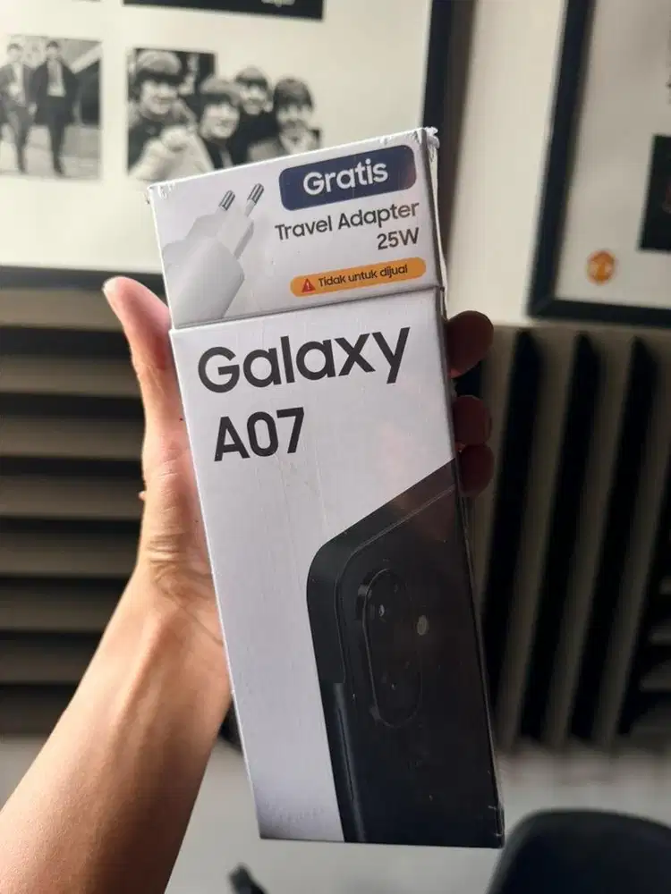 Samsung Galaxy A07 4/64 Black (Baru & Segel)