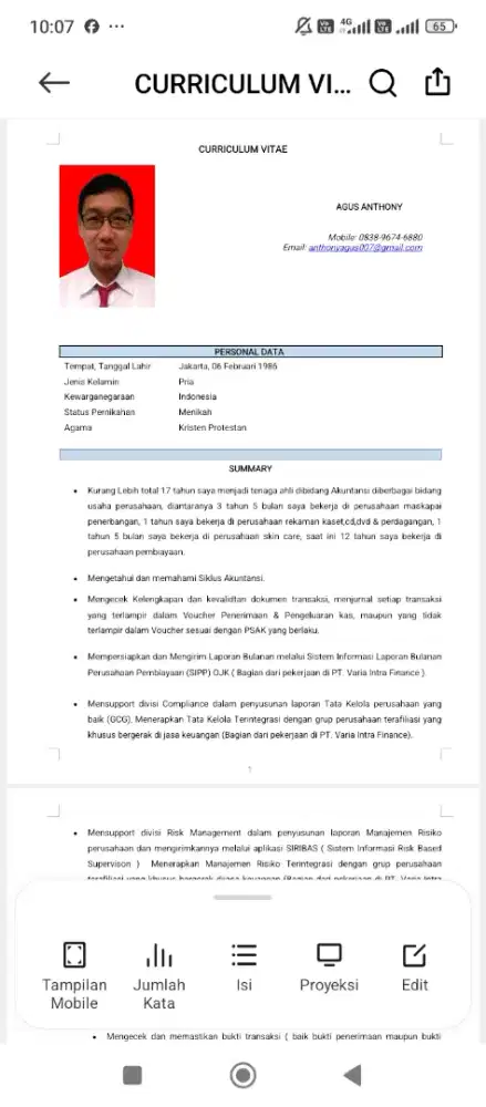 Mencari Pekerjaan Head/Manager Accounting