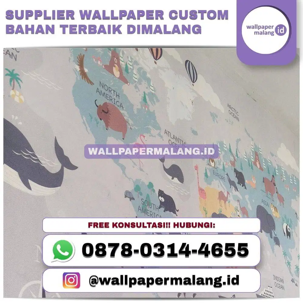 Supplier wallpaper custom bahan terbaik dimalang