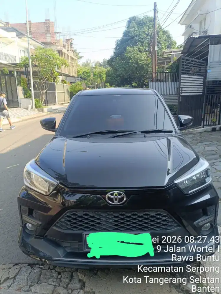 Toyota Raize 2021 single tone GR Turbo Black