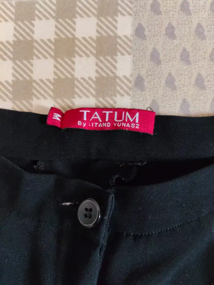 Celana Kerja Kantor Bahan Hitam Wanita