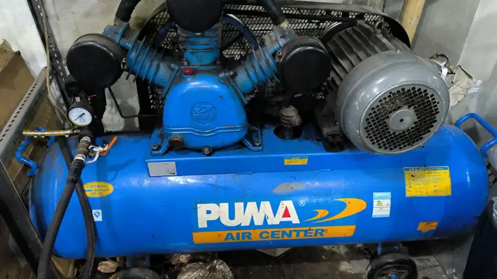 Kompresor Puma Air Center 2 HP - Kondisi Bagus, Siap Pakai