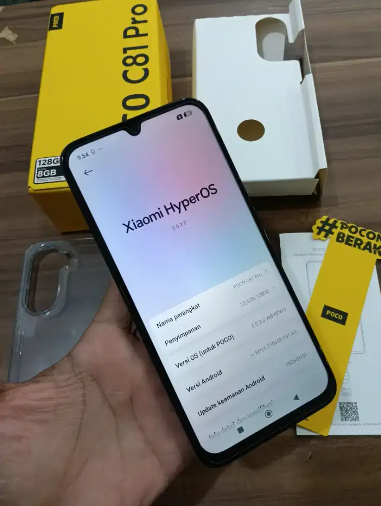 Poco C81 pro 8/128 seken murah dan lengkap