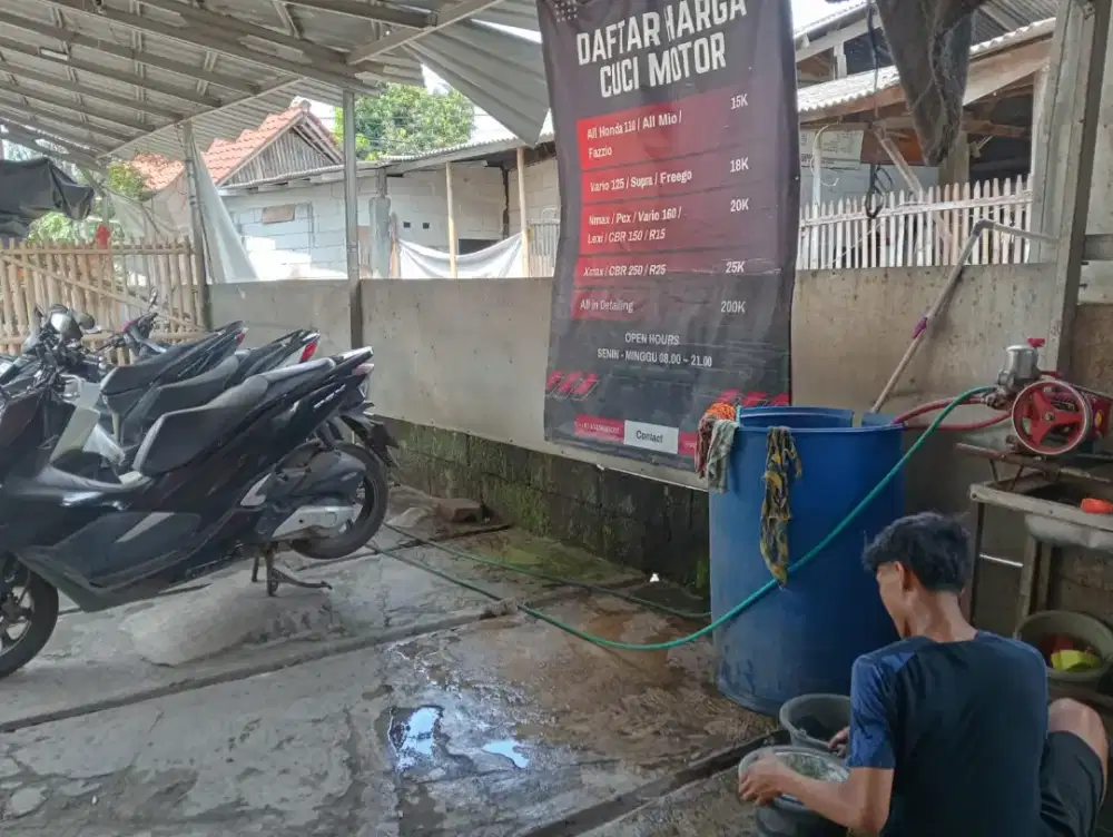Cuci steam  motor