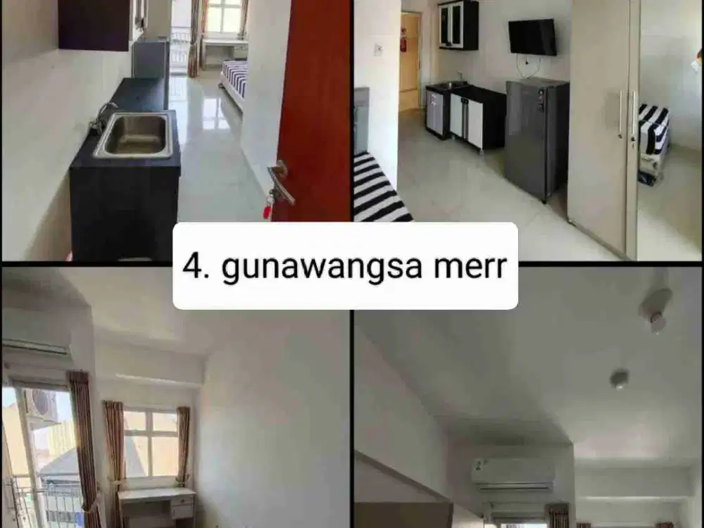TURUN HARGA APARTMENT GUNAWANGSA MERR FURNISHED DEKAT SUPERINDO, EXCELSO
