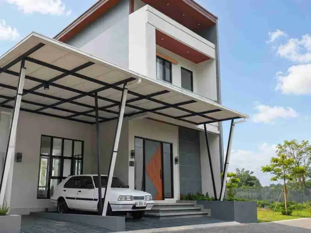 Rumah Baru 2 Lantai Modern Minimalis Purwokerto Barat Dekat Ke Stasiun