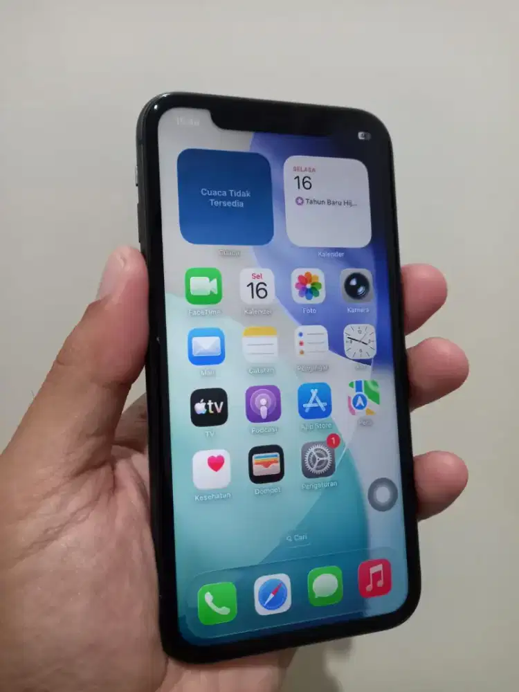 IPhone 11 Black 64Gb Ex IBox Batangan normal orian
