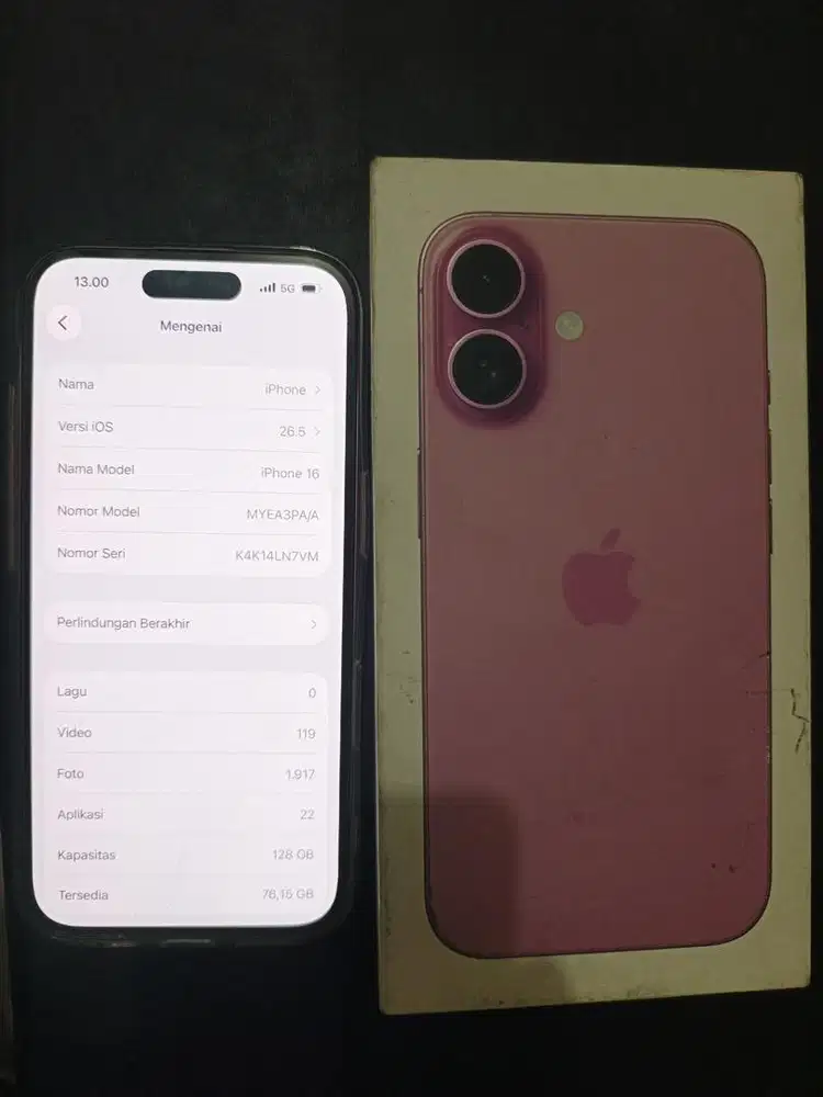 Iphone 16 128gb ibox pink