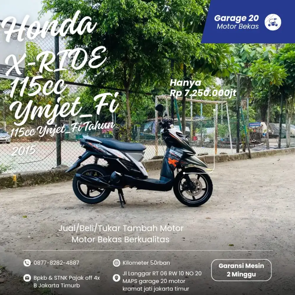 Yamaha X-Ride 115cc Ymjet_Fi Tahun 2015