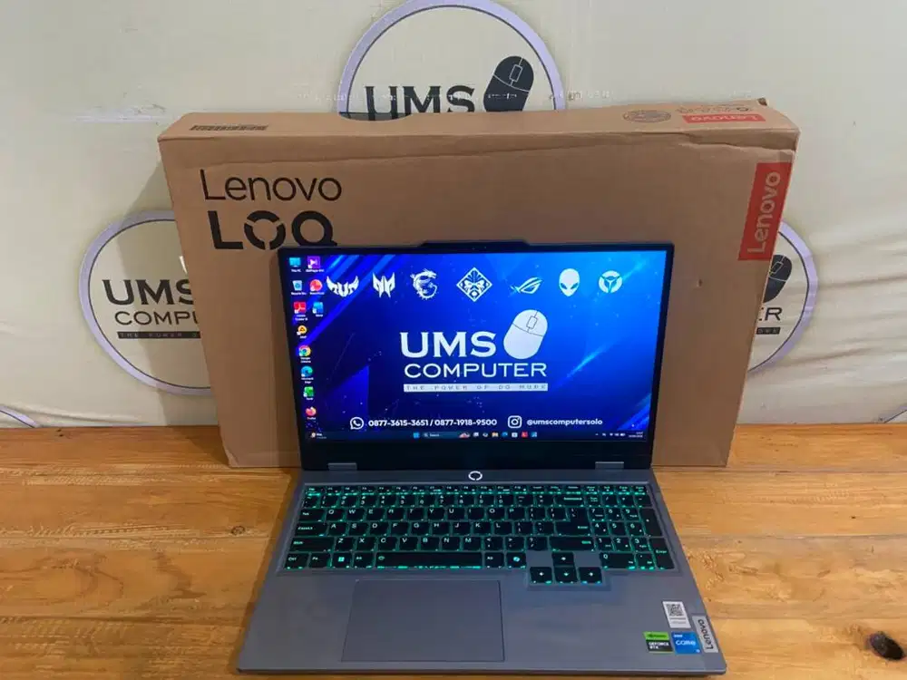 LENOVO LOQ 15IRX9 Core i5-13450HX RAM 12GB SSD 512GB NVIDIA RTX 4050