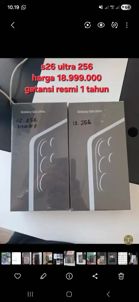 Prono samsung s26 ultra cuma 18.990.000