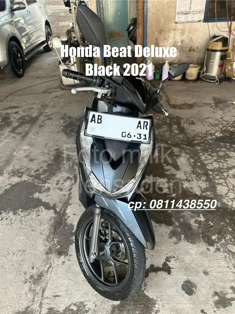 Honda Beat Deluxe Black 2021