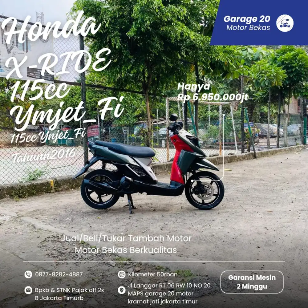 Yamaha X-Ride 115cc Ymjet_Fi Tahun 2016