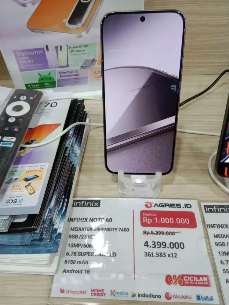 INFINIX NOTE 60 silver 8/256GB