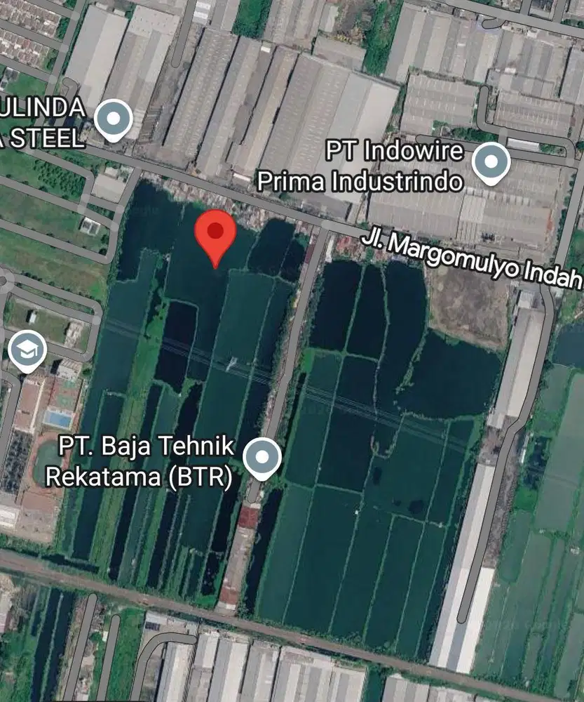 Dijual Tanah Untuk Gudang /Industri di Margomulyo Indah Surabaya Barat