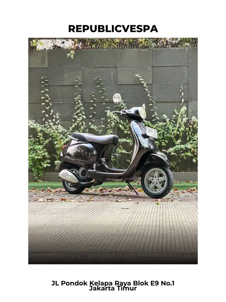 PIAGGIO VESPA LX 150 3V IE TH 2013 WARNA CANDY DARK BORWN RARE ITEM