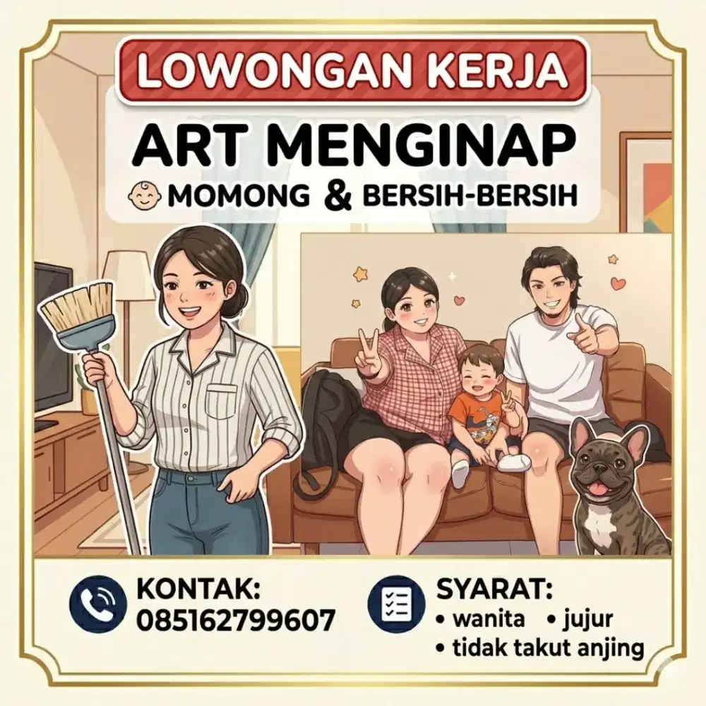 ART MOMONG BERSIH-BERSIH