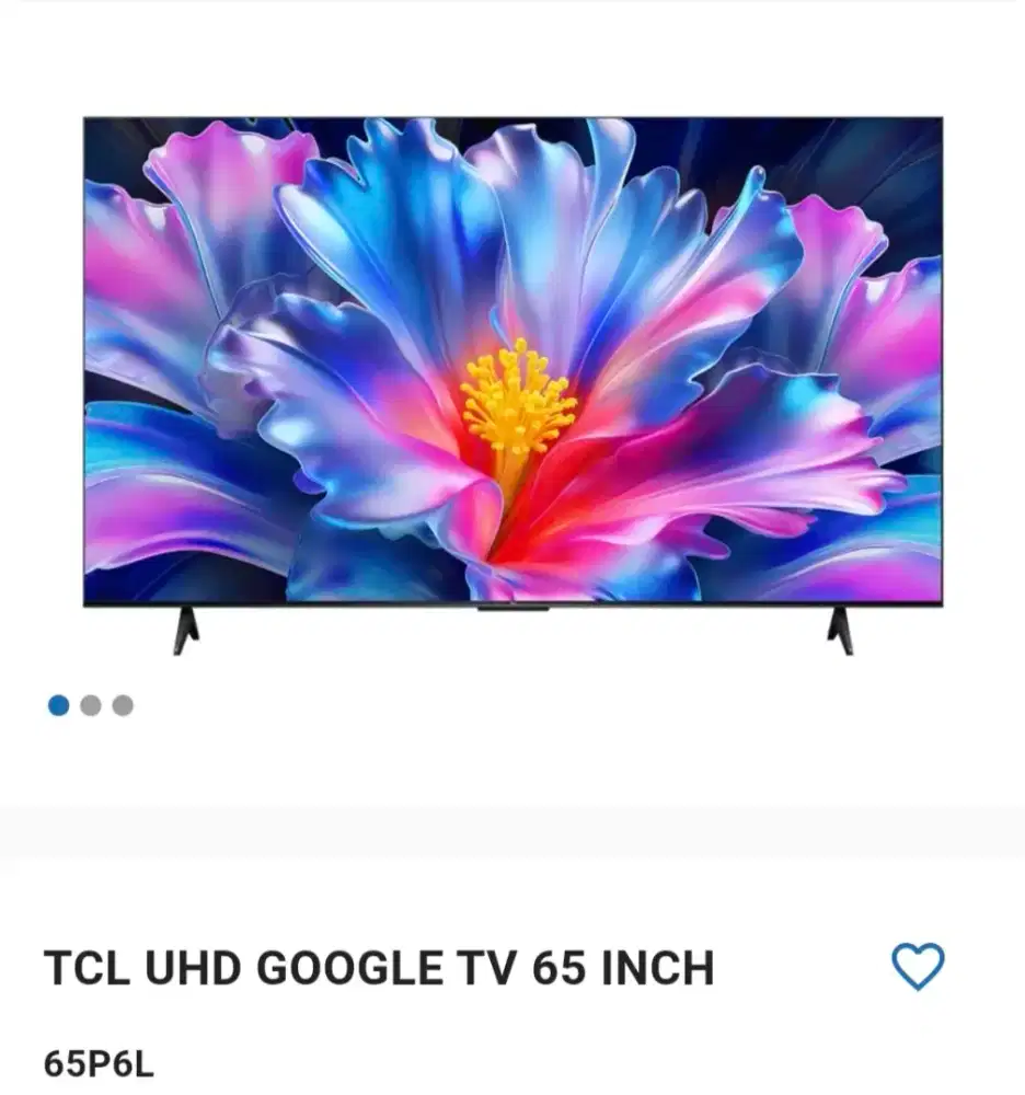 TCL UHD GOOGLE TV 65INCH