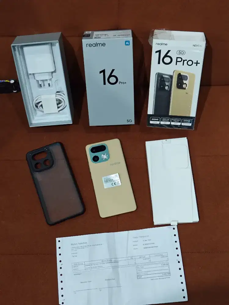 Realme 16 pro plus 5G ram 12 internal 512 lengkap ori resmi Murmer