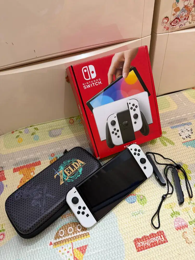 Nitendo Switch Oled Bekas Rasa Baru Jarang Banget di pakai