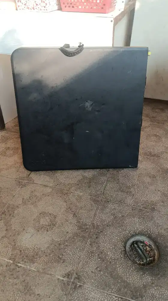 Meja lipat 2 warna hitam dan putih