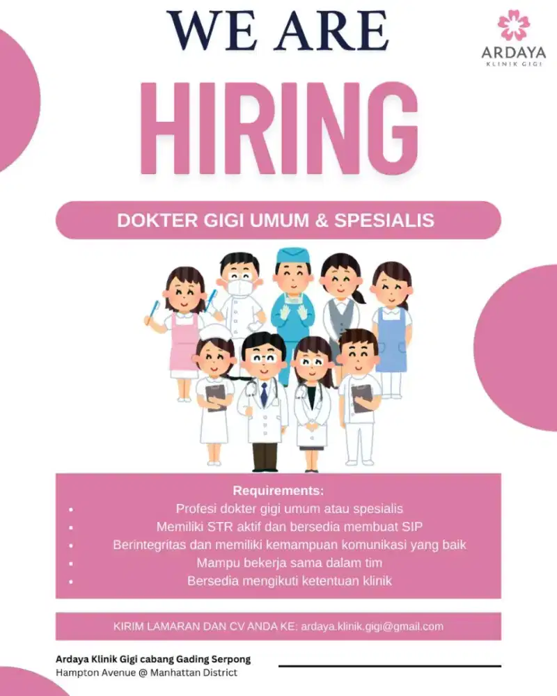 Dokter Gigi Umum dan Spesialis