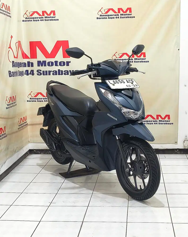 Ready Honda Beat Deluxe Tahun 2024 warna Biru Doff