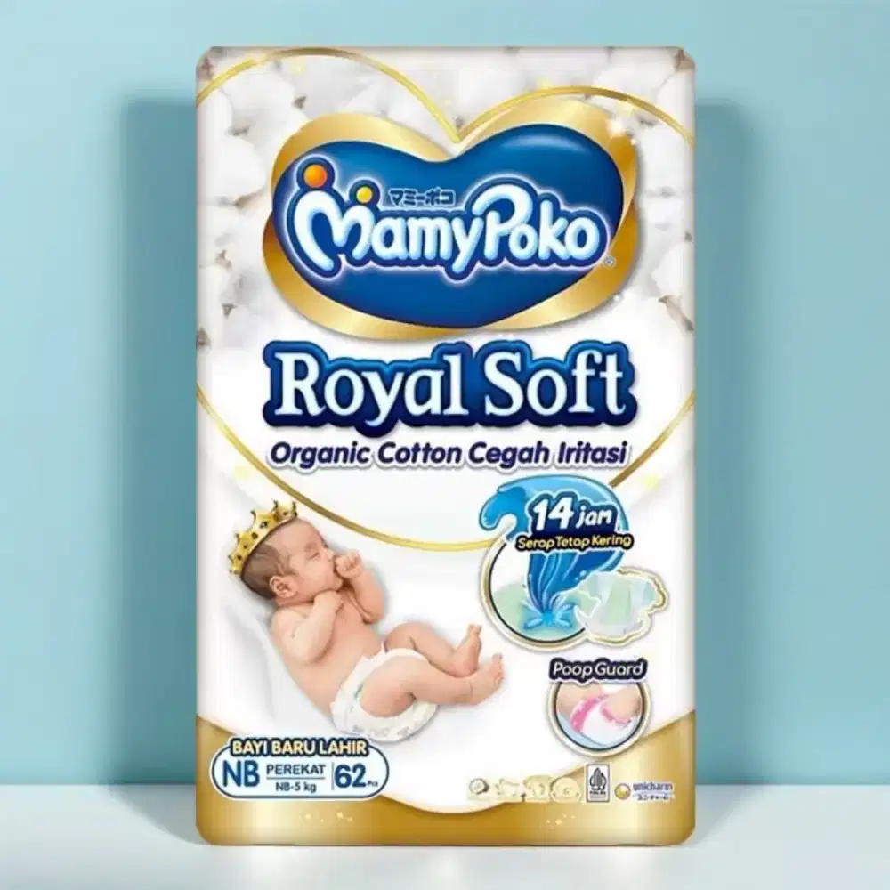 PAMPERS MAMYPOKO ROYAL SOFT 62