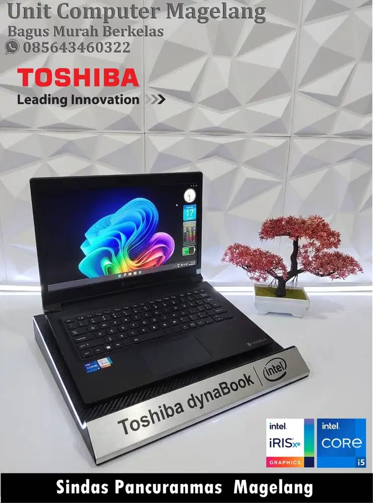 Jos Jis II Laptop Tohiba Dynabook Handal STD Militer i5 Gen 11 II 8 GB