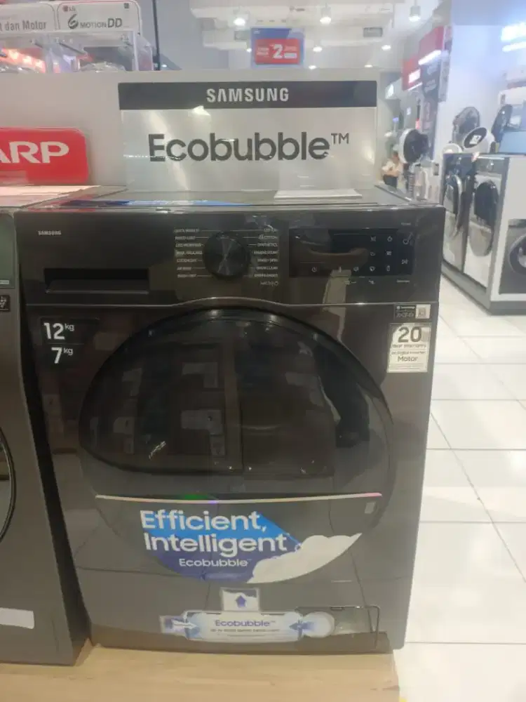 SAMSUNG WD12G5B15BBSE 12KG DRYER 7KG