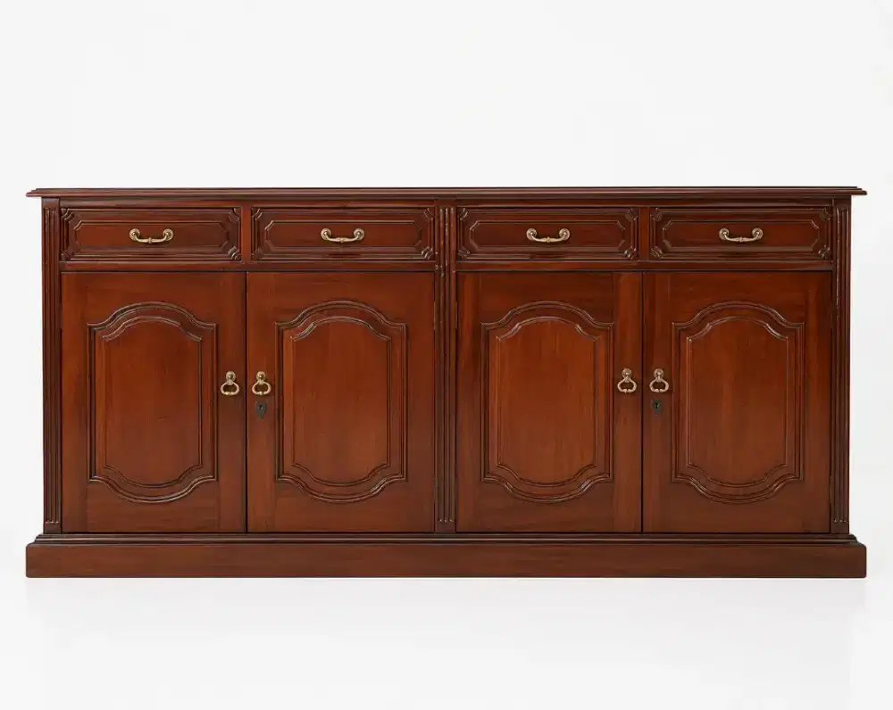 Lemari Buffet Kayu Jati Solid French Classic Style