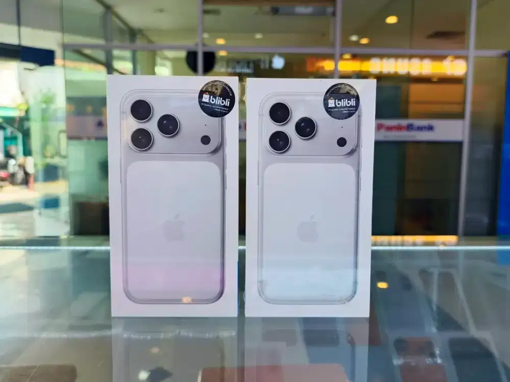 IPhone 17 Pro 256B New Segel Garansi GDN Blibli 24 Bulan