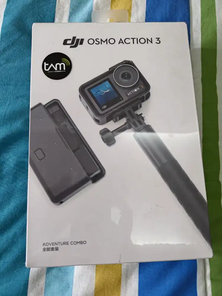 DJI Osmo Action 3 Adventure Combo (Belum pernah dibuka)