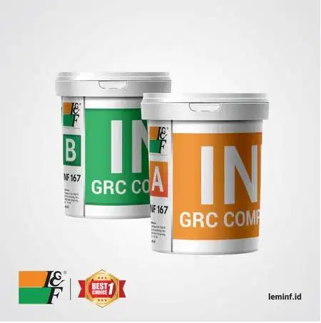 Kompon (a+b) Nat Dinding GRC 2 Komponen | INF GRC Compound 2kg