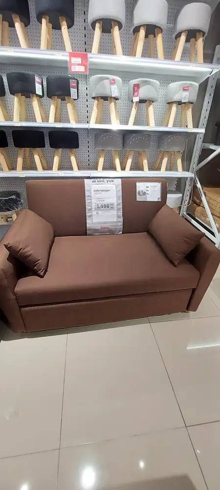 Sofa laguna sleeper brown