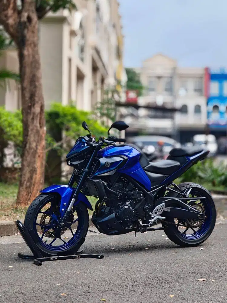 YAMAHA NEW MT25 2022 BIRU KM LOW PAJAK ON SUPER MULUS
