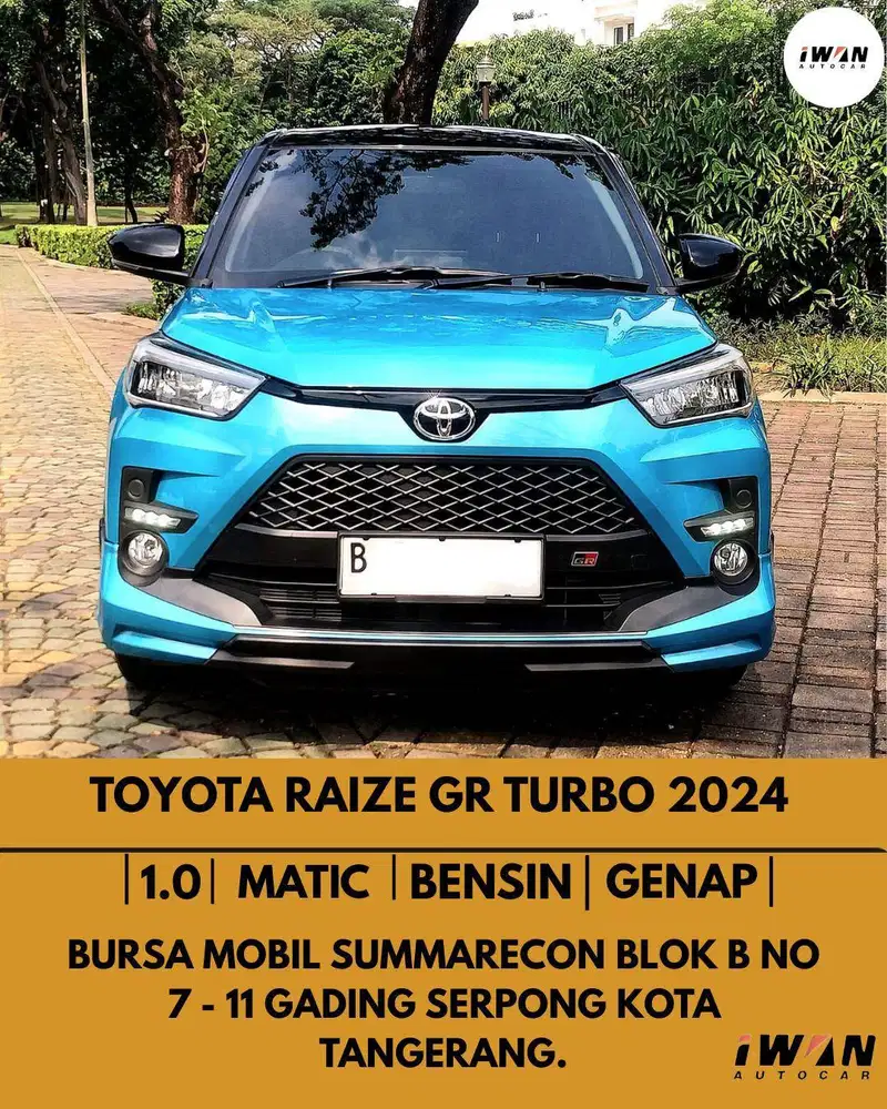 TOYOTA RAIZE GR SPORT 1.0 TURBO AT 2024