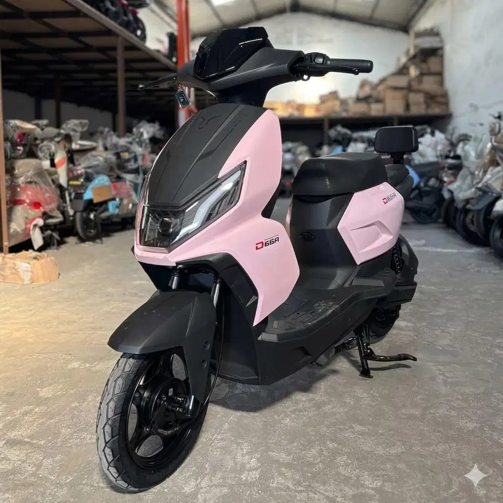 Sepeda Listrik Uwinfly D66A Cherry Pink