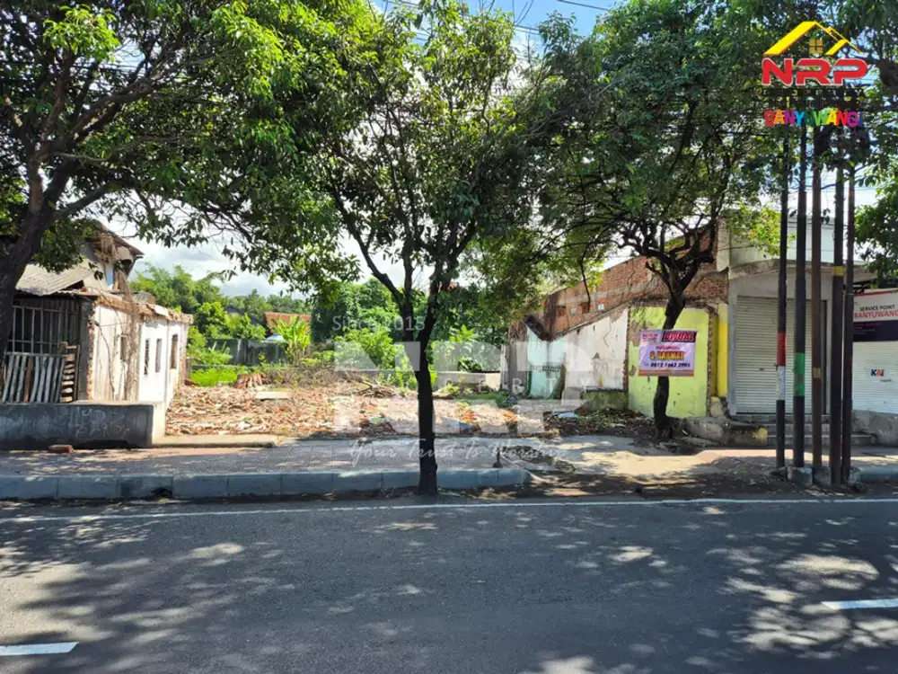 Dijual Tanah  Strategis Tepi Jalan Jl. S. Parman - Banyuwangi