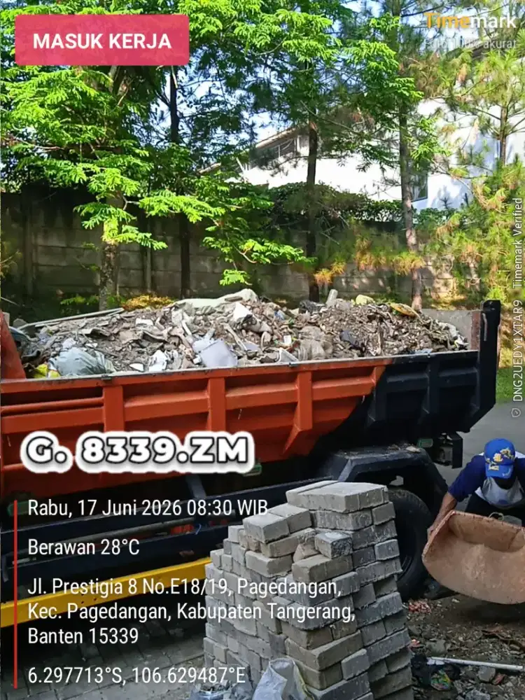 Jasa buang puing dan angkut tanah