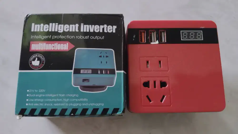 Inverter Batre 18V ke 220V 300W BARU