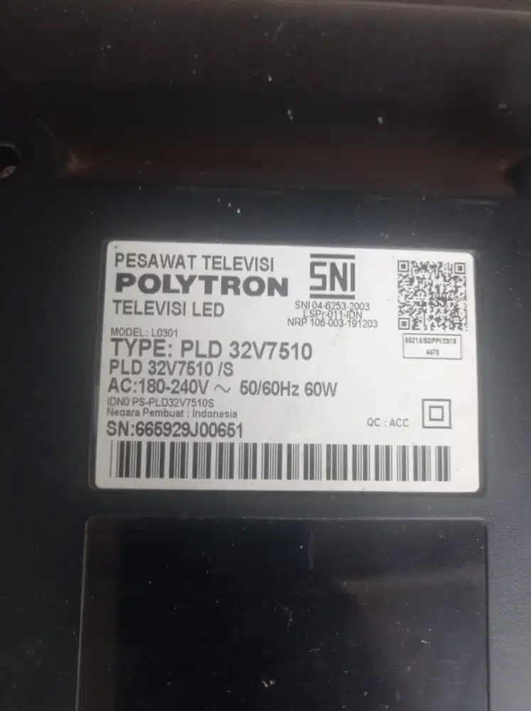 MB POLYTRON TIPE PLD32V7510