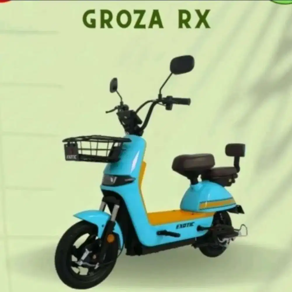 Sepeda listrik exotic groza rx batre/aki baru