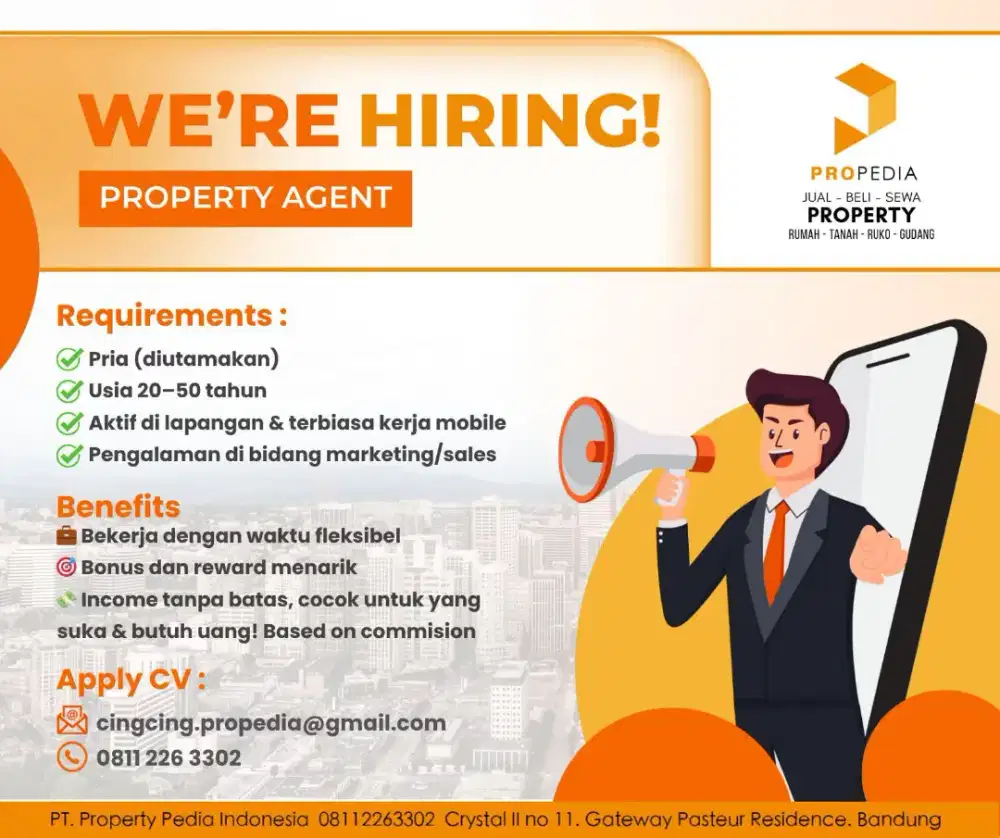 Jadi properti agen aja