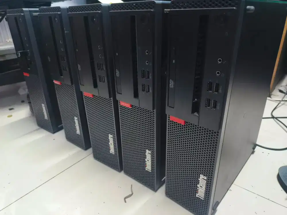 Jual Desktop Lenovo ThinkCentre M710s dan set monitor 24 Nego