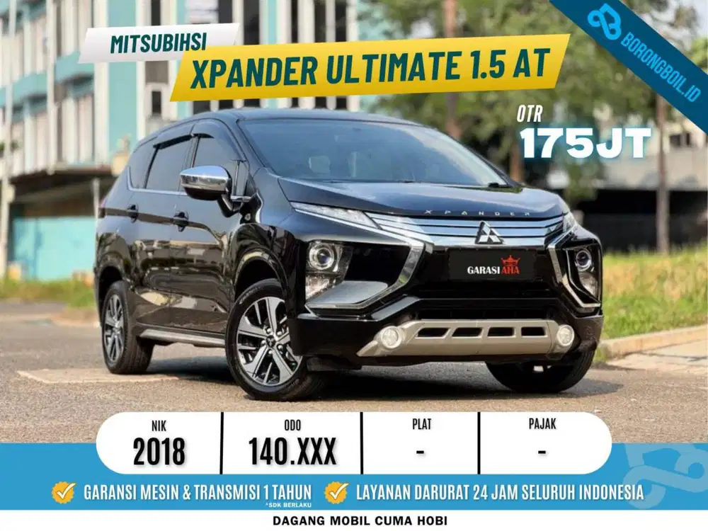 Full pajak panjang Xpander Ultimate 1.5 at 2018