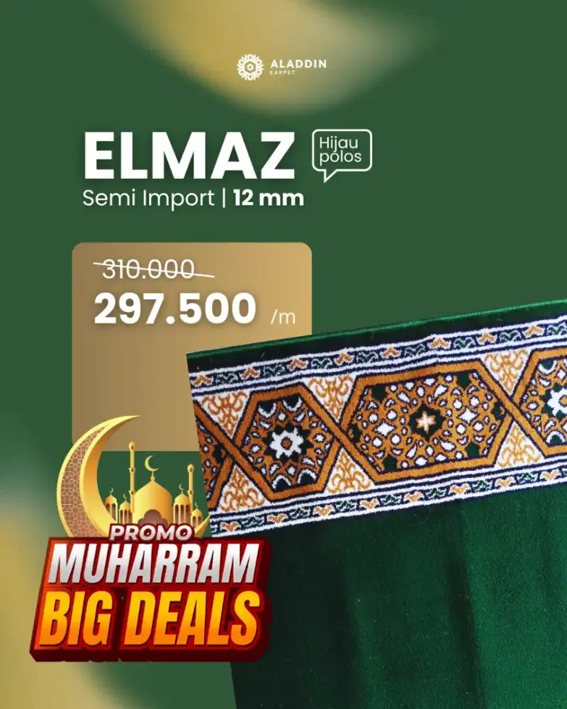 Type karpet semi import elmaz