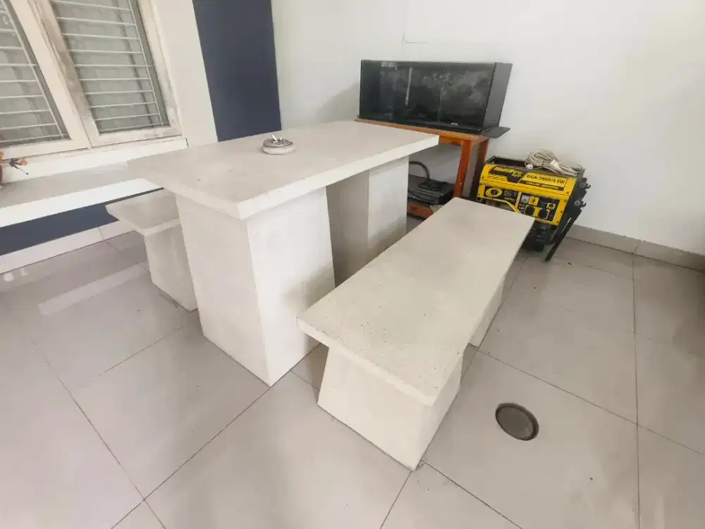 Bangku Taman Terazzo Teraso