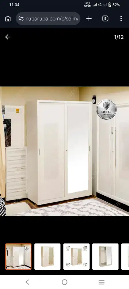PROMO!! SELMA ALEXA LEMARI 2 PINTU GESER